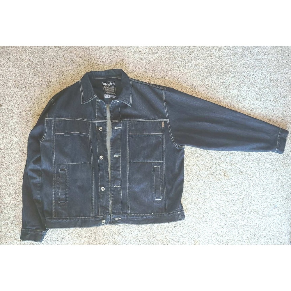 Vintage 1990s Kani Jeans Denim Jacket XXL - Picture 5 of 10